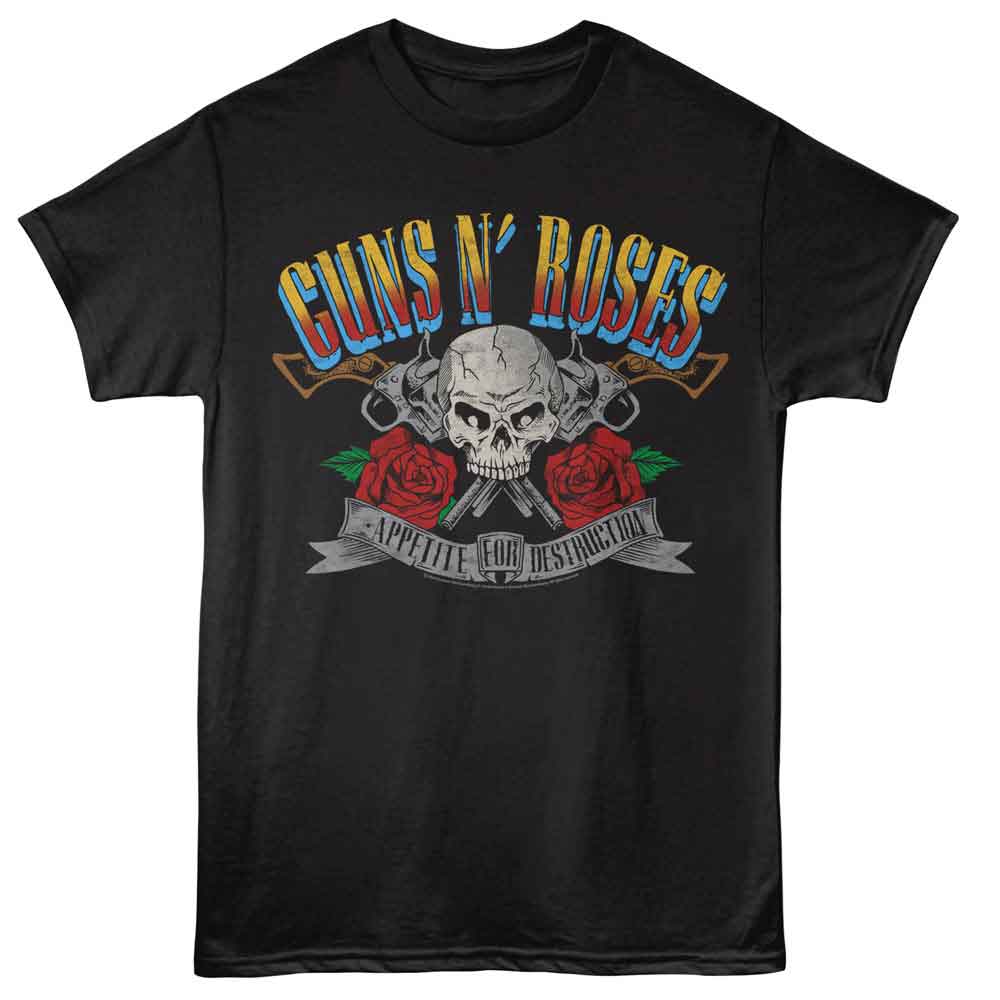 AFD Pistols and Skulls – Guns & Roses Tall Shirt